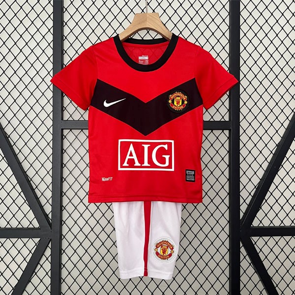 Camiseta Manchester United 1ª Retro Niño 2009 2010
